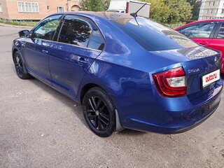 2017 Skoda Rapid I Рестайлинг, синий, 960000 рублей, вид 5