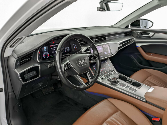 2021 Audi A6 45 TFSI V (C8), белый, 4120000 рублей - вид 15