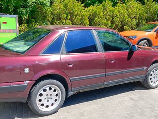 1992 Audi 100 IV (C4), пурпурный, 315000 рублей, вид 3