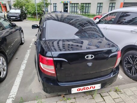 2013 Lada (ВАЗ) Granta I, синий, 380000 рублей, вид 4
