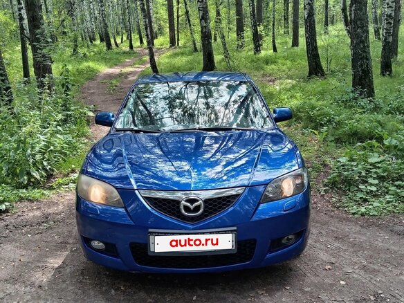 2008 Mazda 3 I (BK) Рестайлинг, синий, 570000 рублей - вид 2