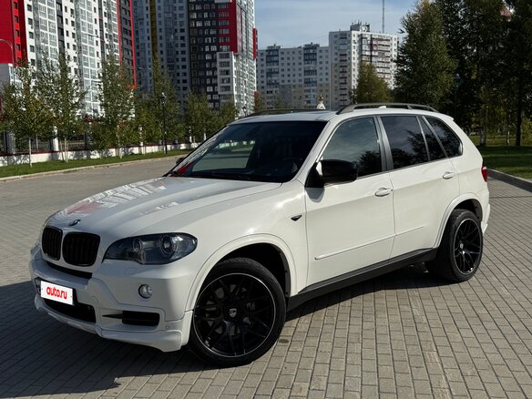2008 BMW X5 30d II (E70), белый