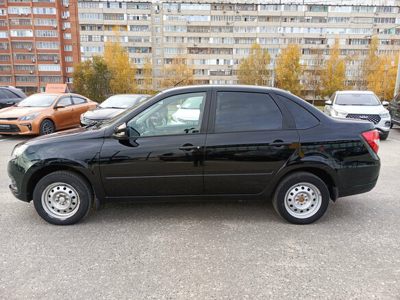2022 Lada (ВАЗ) Granta I Рестайлинг, чёрный, 660000 рублей - вид 7