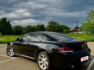 2008 BMW 6 серии 630i II (E63/E64) Рестайлинг, чёрный, 1220000 рублей, вид 4