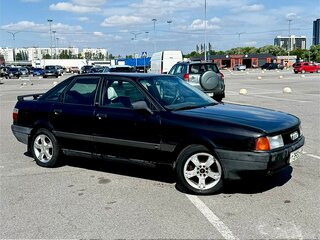 1989 Audi 80 IV (B3), чёрный, 135000 рублей, вид 3