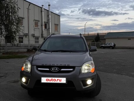 2008 Kia Sportage II Рестайлинг, серый, 1000000 рублей, вид 2