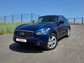 2012 Infiniti FX30d II (S51) Рестайлинг, синий, 1890000 рублей, вид 5