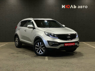 2014 Kia Sportage III Рестайлинг, серебристый, 1300000 рублей, вид 3