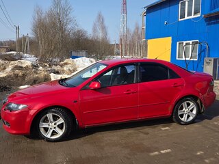 2005 Mazda 6 I (GG) Рестайлинг, красный, 300000 рублей, вид 4
