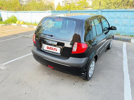 2008 Hyundai Getz I Рестайлинг, чёрный, 499000 рублей, вид 4