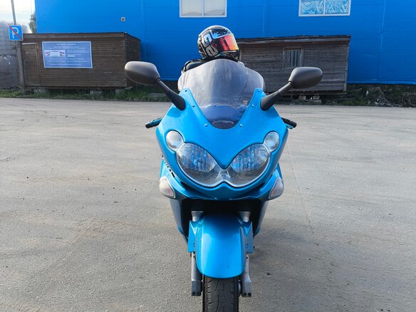 2005 Kawasaki ZZR 1200, синий, 400000 рублей - вид 10