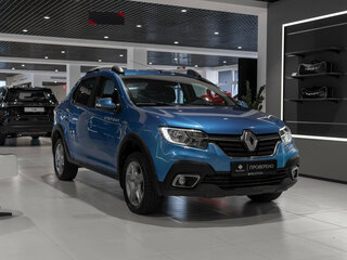 2019 Renault Logan Stepway II Рестайлинг, синий, 1025000 рублей, вид 2