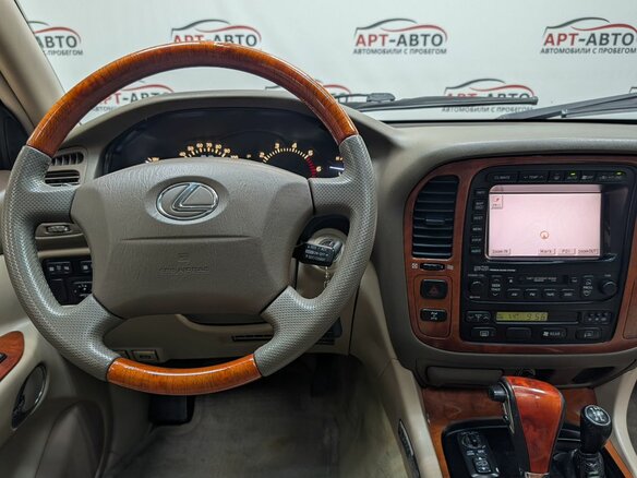 2002 Lexus LX 470 II, золотистый, 1699000 рублей - вид 12