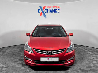 2016 Hyundai Solaris I Рестайлинг, красный, 969000 рублей, вид 1