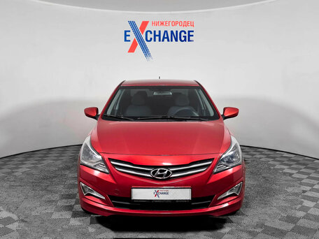 2016 Hyundai Solaris I Рестайлинг, красный, 969000 рублей, вид 1