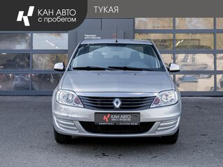2013 Renault Logan I Рестайлинг, серебристый, 310000 рублей, вид 2