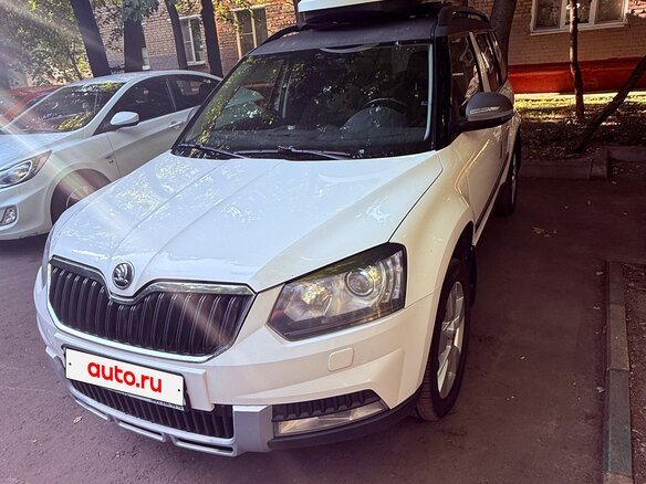 2014 Skoda Yeti I Рестайлинг, белый, 1120000 рублей - вид 1