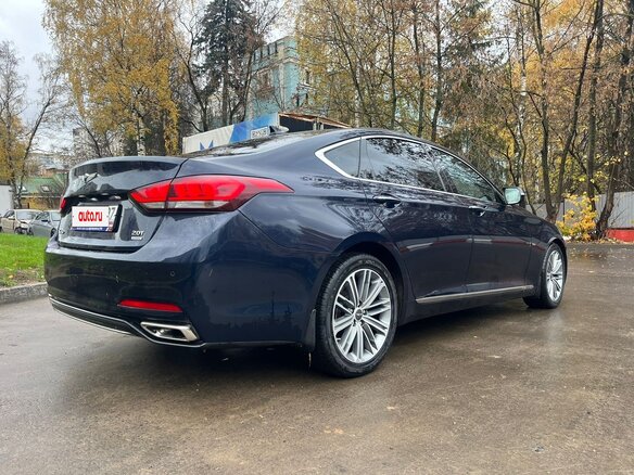 2019 Genesis G80 I, синий, 2300000 рублей - вид 8