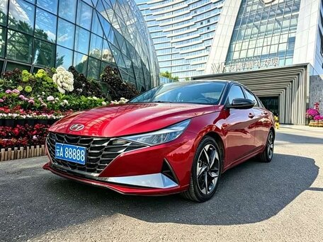 2022 Hyundai Elantra VII (CN7), красный, 1221000 рублей, вид 1