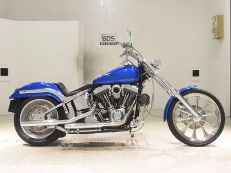 2001 Harley-Davidson Softail Deuce, синий, 694000 рублей, вид 2