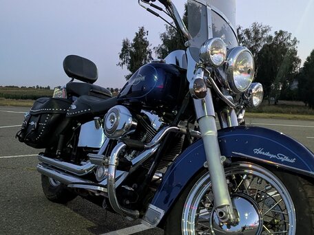 2006 Harley-Davidson Heritage Classic, синий, 650000 рублей, вид 3