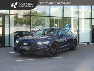 2019 Audi A7 55 TFSI II (4K), синий, 4180000 рублей, вид 1