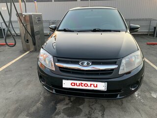 2013 Lada (ВАЗ) Granta I, чёрный, 450000 рублей, вид 5