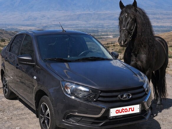2024 Lada (ВАЗ) Granta I Рестайлинг, серебристый, 830000 рублей - вид 4