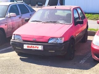 1991 Ford Fiesta Mk3, красный, 50000 рублей, вид 1