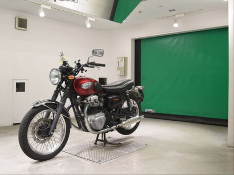 2007 Kawasaki W 400, красный, 365000 рублей, вид 4