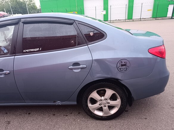2008 Hyundai Elantra IV (HD), серый - вид 2