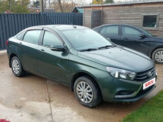 2017 Lada (ВАЗ) Vesta I, зелёный, 750000 рублей, вид 3