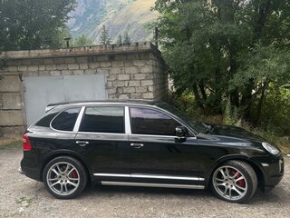 2007 Porsche Cayenne Turbo I Рестайлинг (957), зелёный, 1000000 рублей, вид 4