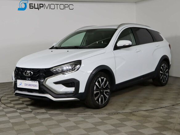 2024 Lada (ВАЗ) Vesta SW Cross I Рестайлинг (NG), белый, 1349990 рублей