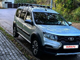 2021 Lada (ВАЗ) Largus Cross I Рестайлинг, серебристый, 1120000 рублей, вид 2