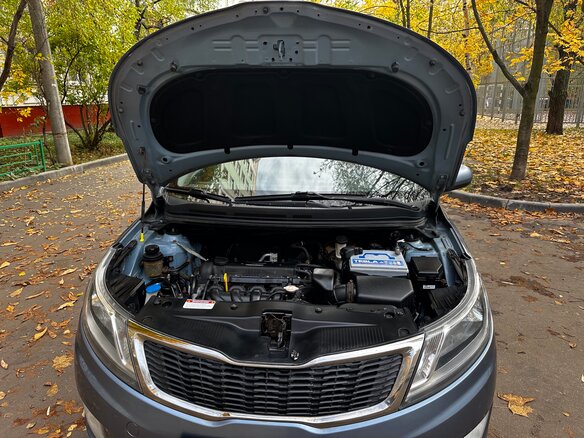 2012 Kia Rio 5-speed III, голубой, 695000 рублей - вид 28
