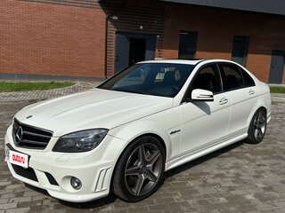 2008 Mercedes-Benz C-Класс AMG 63 AMG III (W204), белый, 2950000 рублей, вид 1