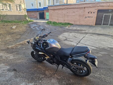 2017 Kawasaki ER-4F (Ninja 400R), чёрный, 390000 рублей, вид 2