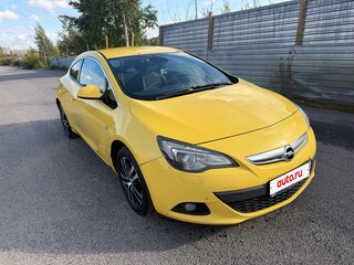2013 Opel Astra GTC J Рестайлинг, жёлтый, 750000 рублей, вид 3