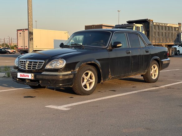 2008 ГАЗ 31105 «Волга», чёрный, 150000 рублей