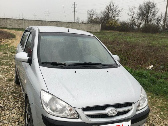 2008 Hyundai Getz I Рестайлинг, серебристый, 660000 рублей