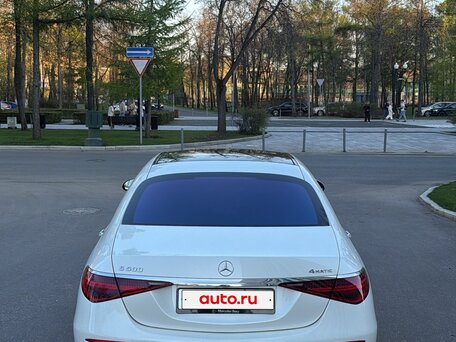 2021 Mercedes-Benz S-Класс 500 Long 4MATIC VII (W223), белый, 11450000 рублей, вид 4