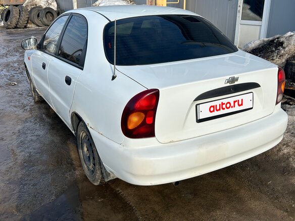 2009 Chevrolet Lanos I, белый, 115000 рублей - вид 4