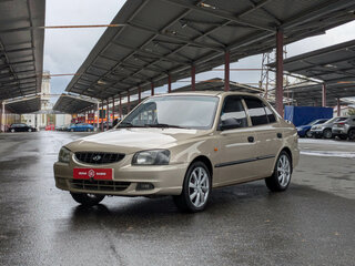 2005 Hyundai Accent ТагАЗ II, бежевый, 349900 рублей, вид 4