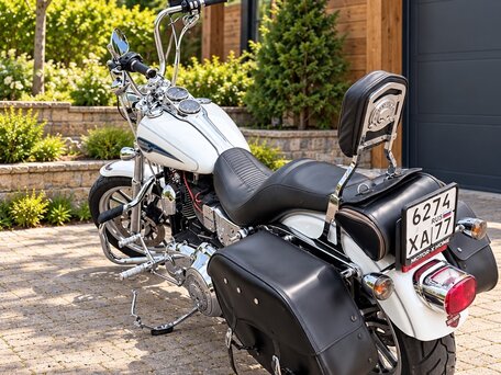 2005 Harley-Davidson Dyna Low Rider, белый, 950000 рублей, вид 4