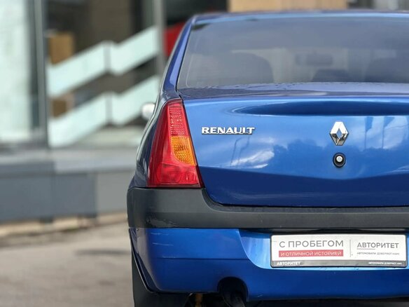 2008 Renault Logan I, синий, 229000 рублей - вид 6