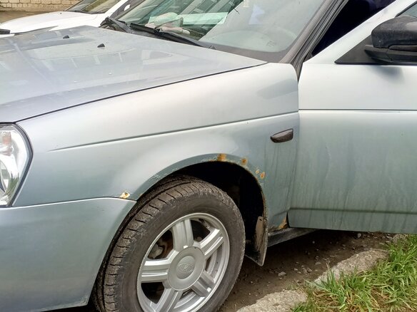 2007 Lada (ВАЗ) Priora I, серый, 250000 рублей - вид 8
