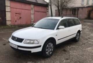 1998 Volkswagen Passat B5, белый, 399999 рублей, вид 1