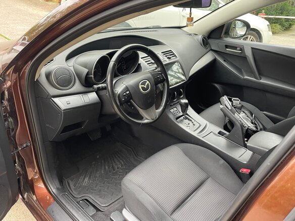 2012 Mazda 3 II (BL) Рестайлинг, коричневый, 860000 рублей - вид 4