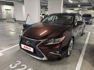 2017 Lexus ES 350 VI Рестайлинг, коричневый, 3100000 рублей, вид 3